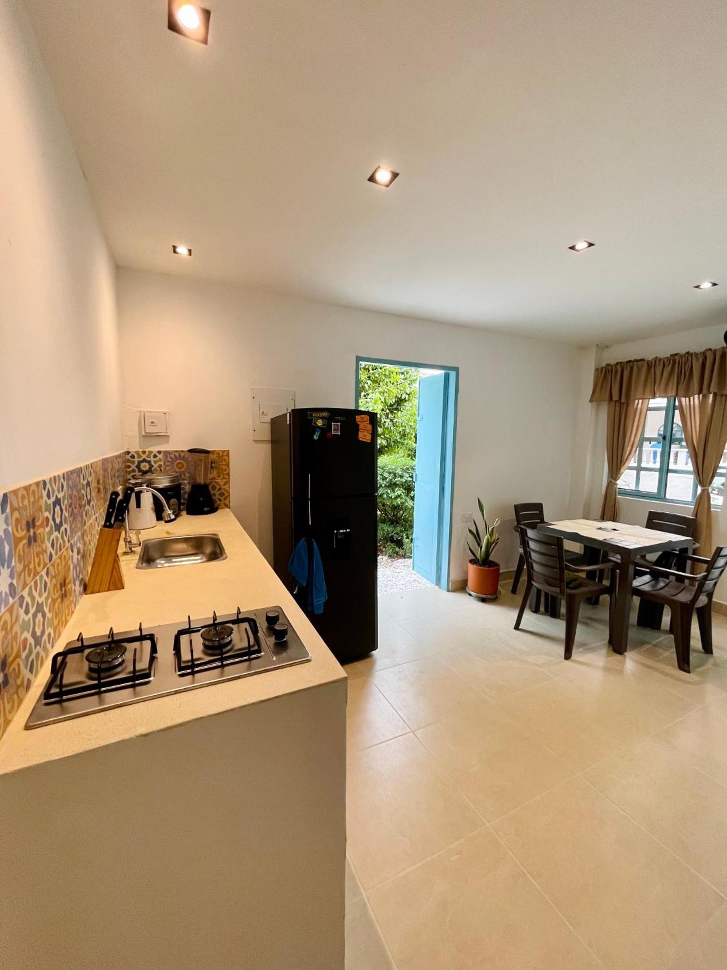 Cabana Villa Jardin - Aldea Doradal - Santorini Colombiano エクステリア 写真